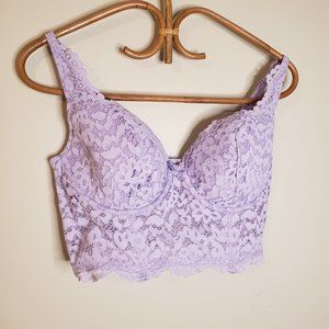 Victoria's Secret Corset Style Bra - Violet/Purple - 38C